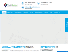Tablet Screenshot of healthopinion.net